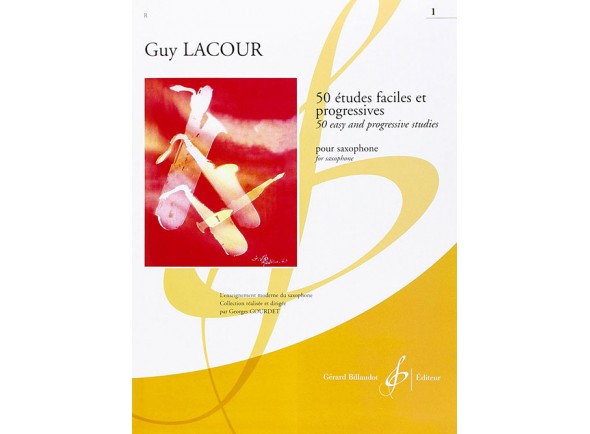 Guy Lacour 50 Estudos Fáceis e Pogressivos para Saxofone